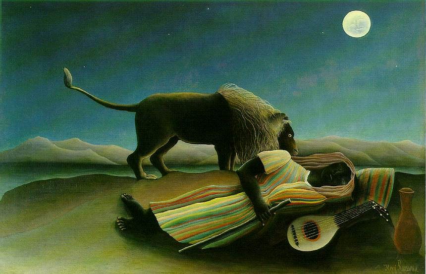 Henri Rousseau Sleeping Gypsy